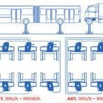 Ponte sollevatore a colonne mobili 8,5 ton Omcn 995W